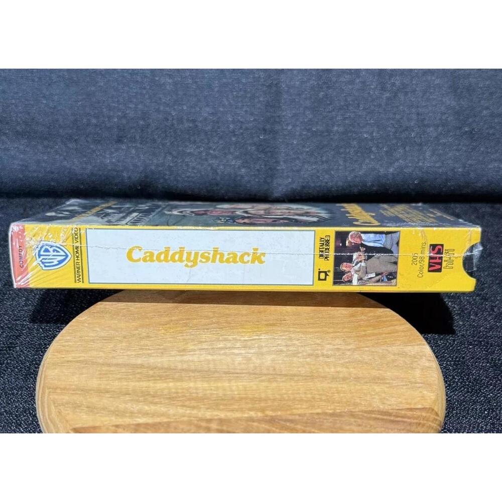 Caddyshack - Rare Early WHV Stamp (VHS, 1991) Factory Sealed Warner Watermark - Picture 3 of 5